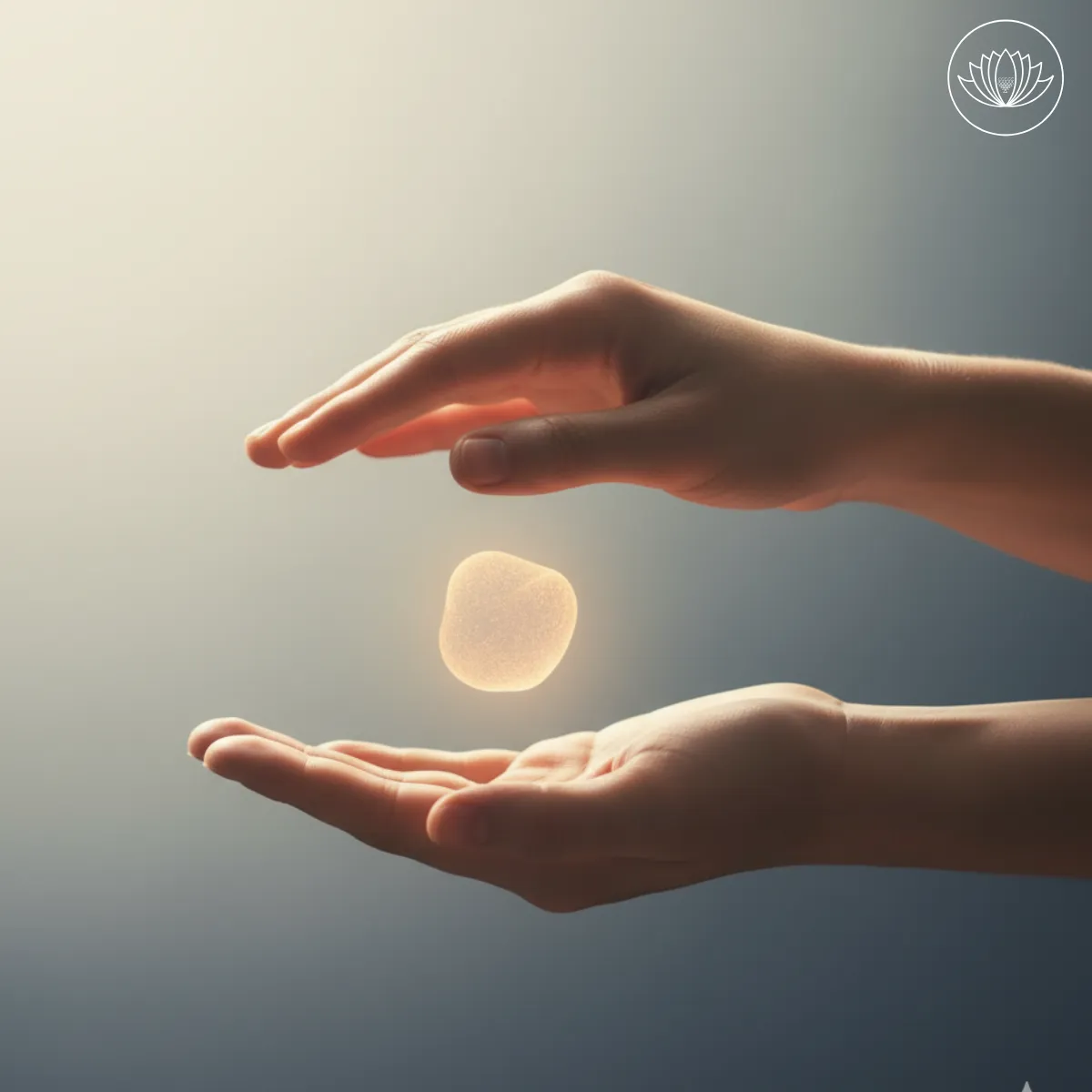 يد مفتوحة ترمز للثقة والدم في تجربة الرشة