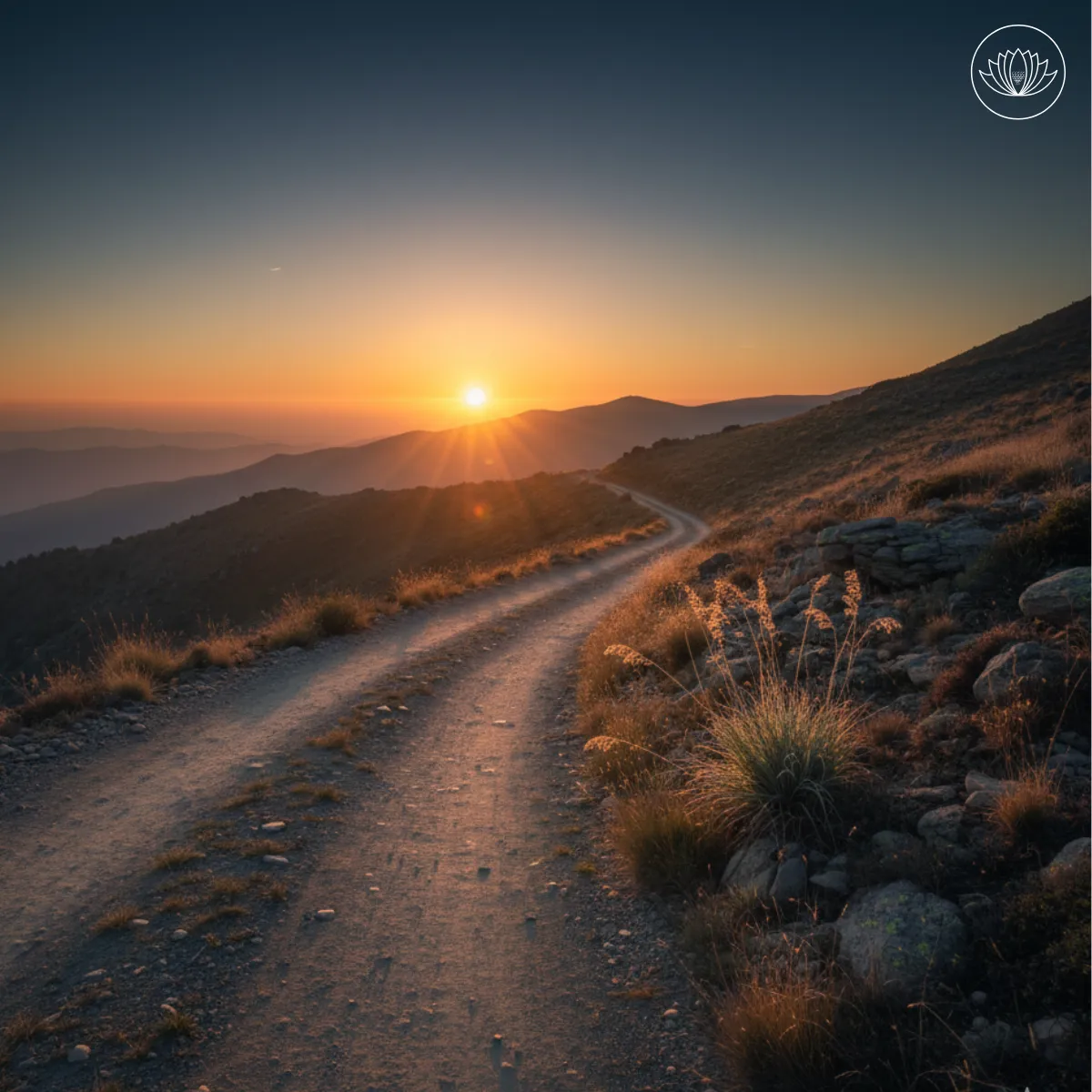 طريق يرمز لى الطريق الذي يمكن أن تسير به لتصل لى النور فالقرار قرارك