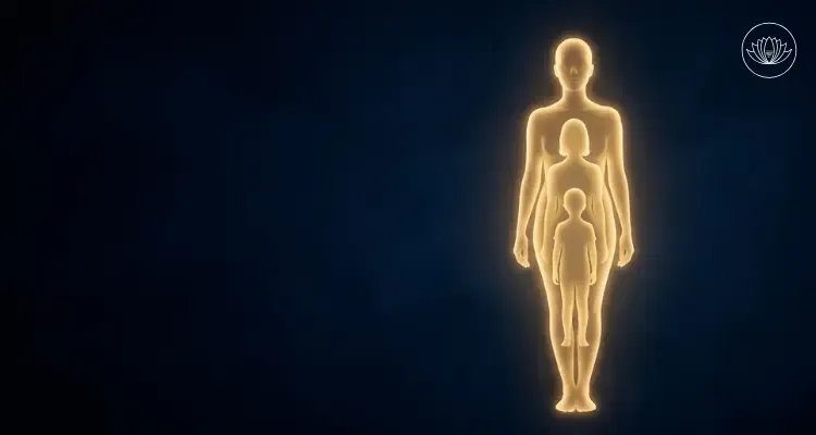 ثلاثة أجيالٍ متداخلة في صورةٍ واحدة ترمز إلى الإرث المعلّق المنتقل عبر الأجيال، مهنّد مزيّك، أكاديمية نحّات الحياة