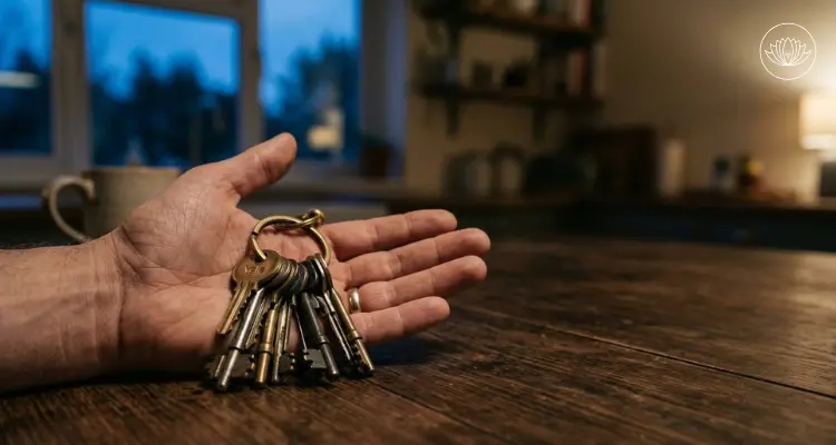 الشعور بالمسؤولية عن الجميع، مفاتيح البيت في كفّ مفتوحة على طاولة المطبخ عند المغيب، أكاديمية نحّات الحياة