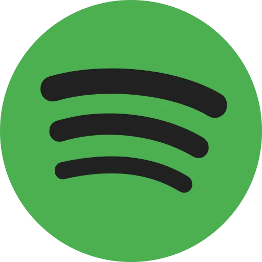 Spotify icon for subscribing to the podcast