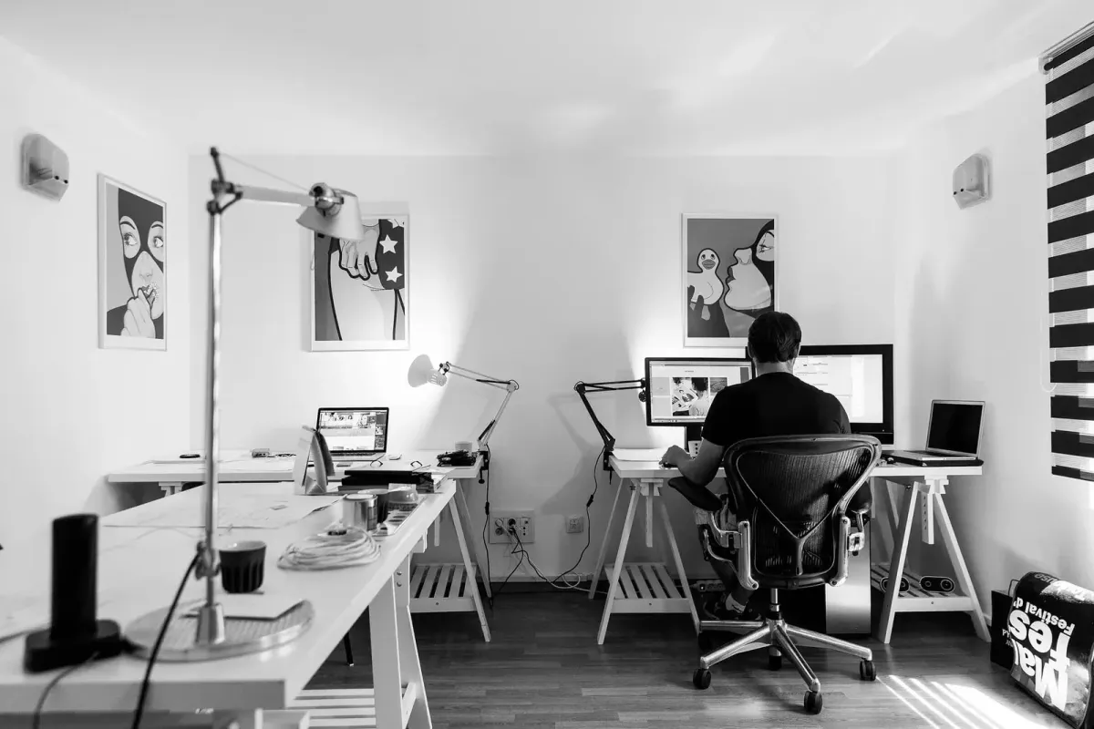 Modern Custom Home Office