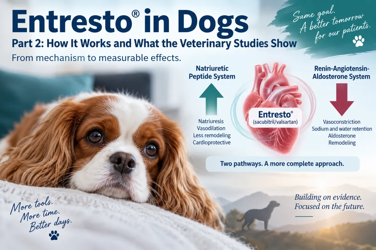 Entresto for dogs: veterinary evidence for sacubitril/valsartan in canine MMVD