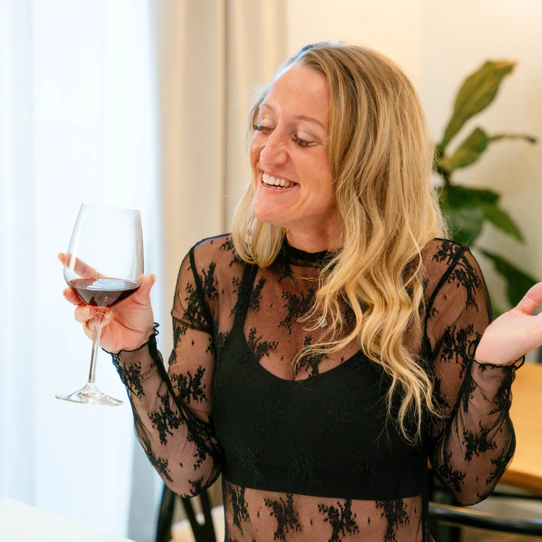 Melissa Dlugolecki, doing some streching