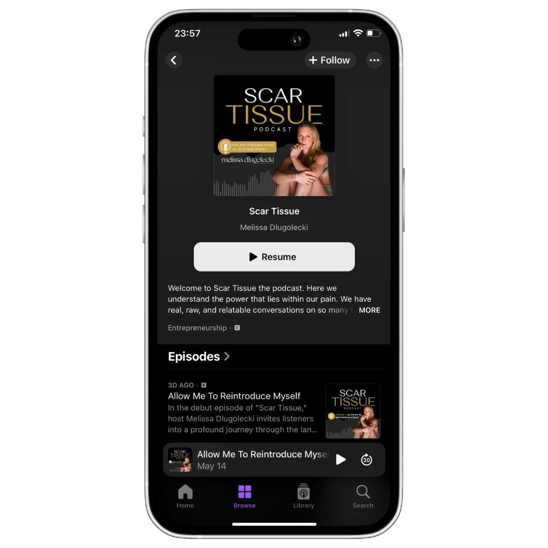 Scar tissue podcast