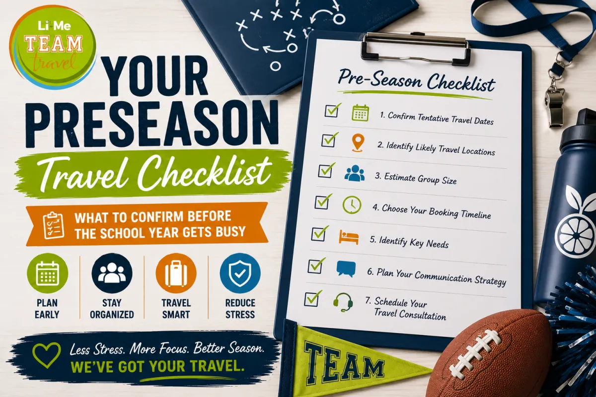Your Preseason Travel Checklist: What to Confirm Before the School Year Gets Busy