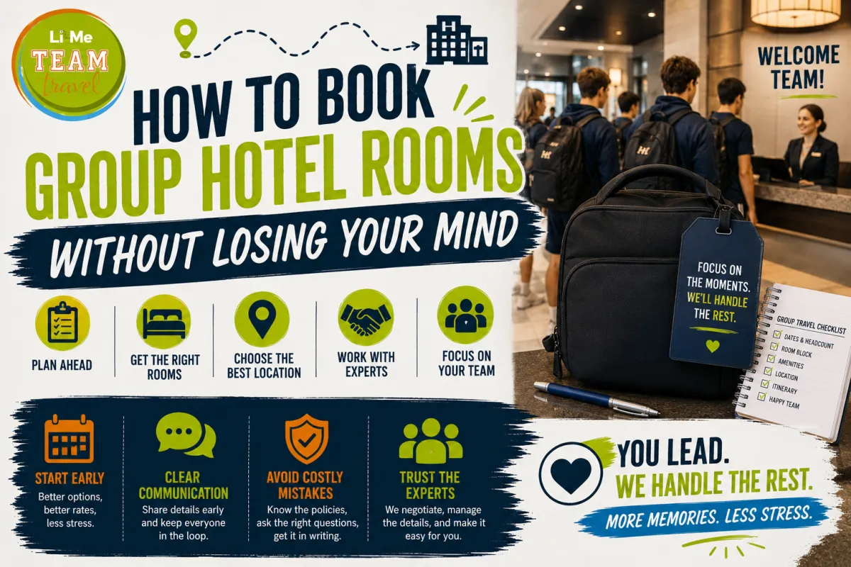 How to Book Group Hotel Rooms Without Losing Your Mind
