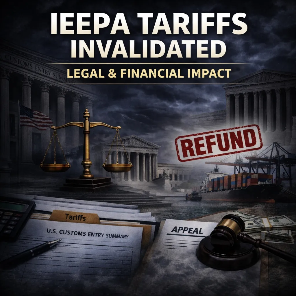 Tarifs IEEPA aux États-Unis : une décision ouvre la voie au remboursement de droits de douane