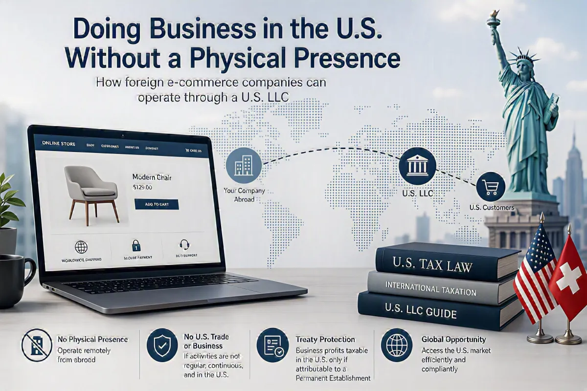 Doing Business in the U.S. Without a Physical Presence: A Guide for Foreign E‑Commerce Companies