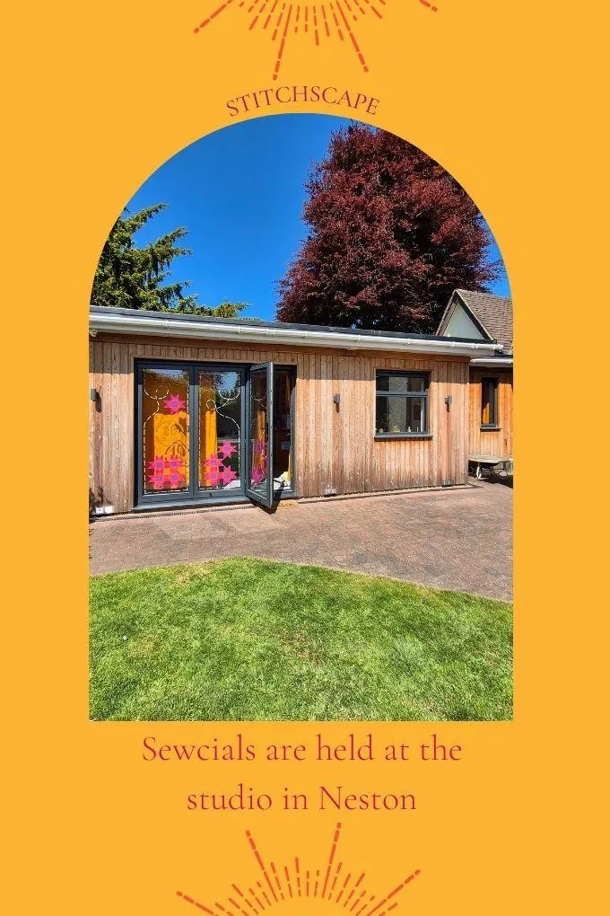 sewcials are held at the studio in neston