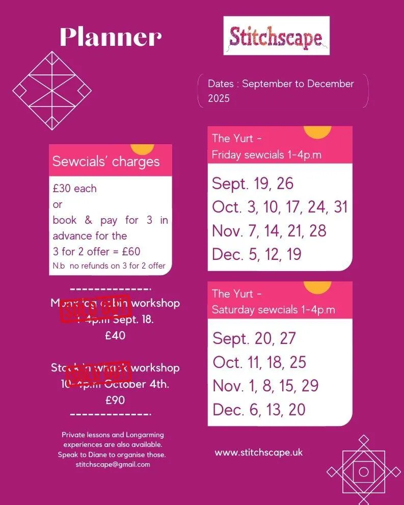 Stitchscape events planner