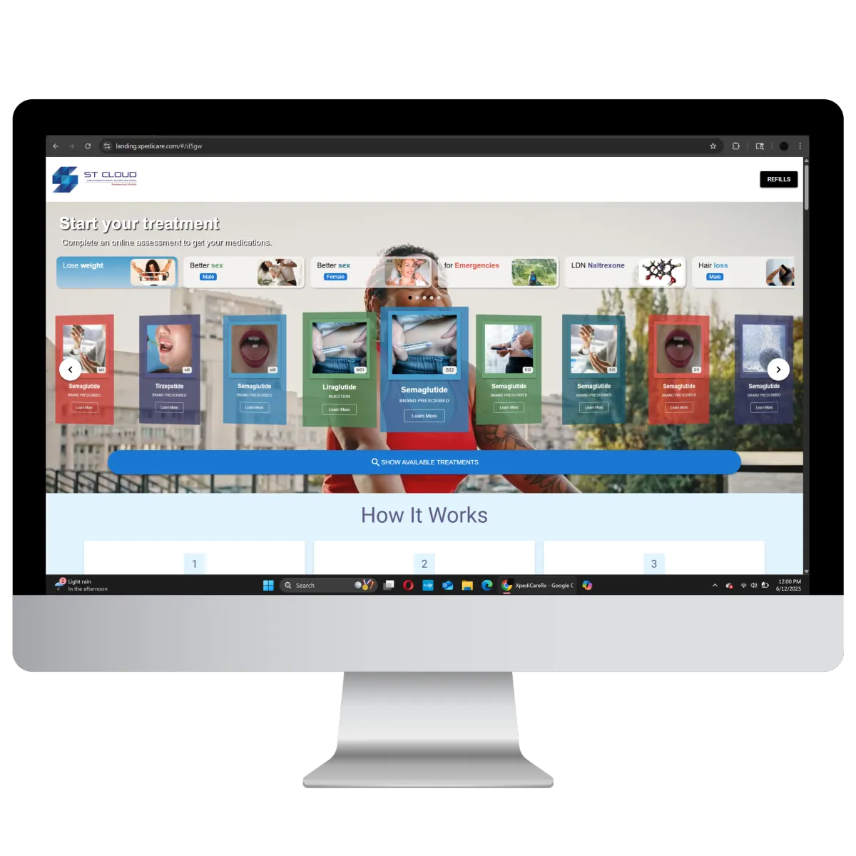 St. Cloud Compounding Pharmacy’s online clinic consultation with healthcare provider for convenient telehealth services.