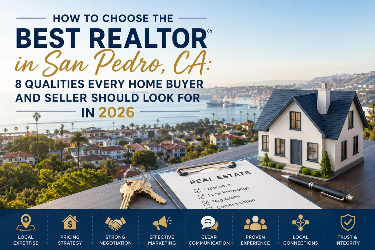 Top 1% REALTOR® in San Pedro, CA helping buyers, sellers, and probate property owners throughout San Pedro, Palos Verdes Peninsula, Torrance, Long Beach, Harbor City, and Lomita.