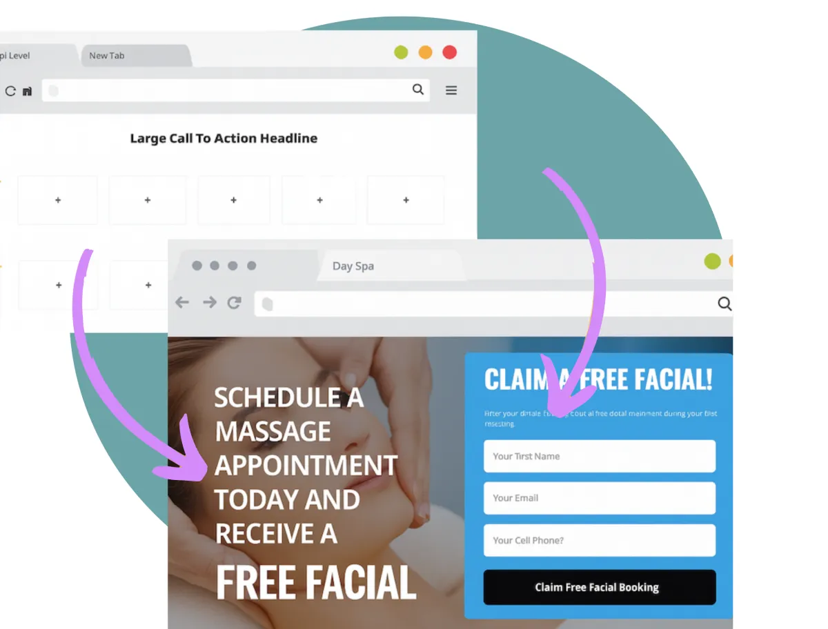 blue and white light fixture