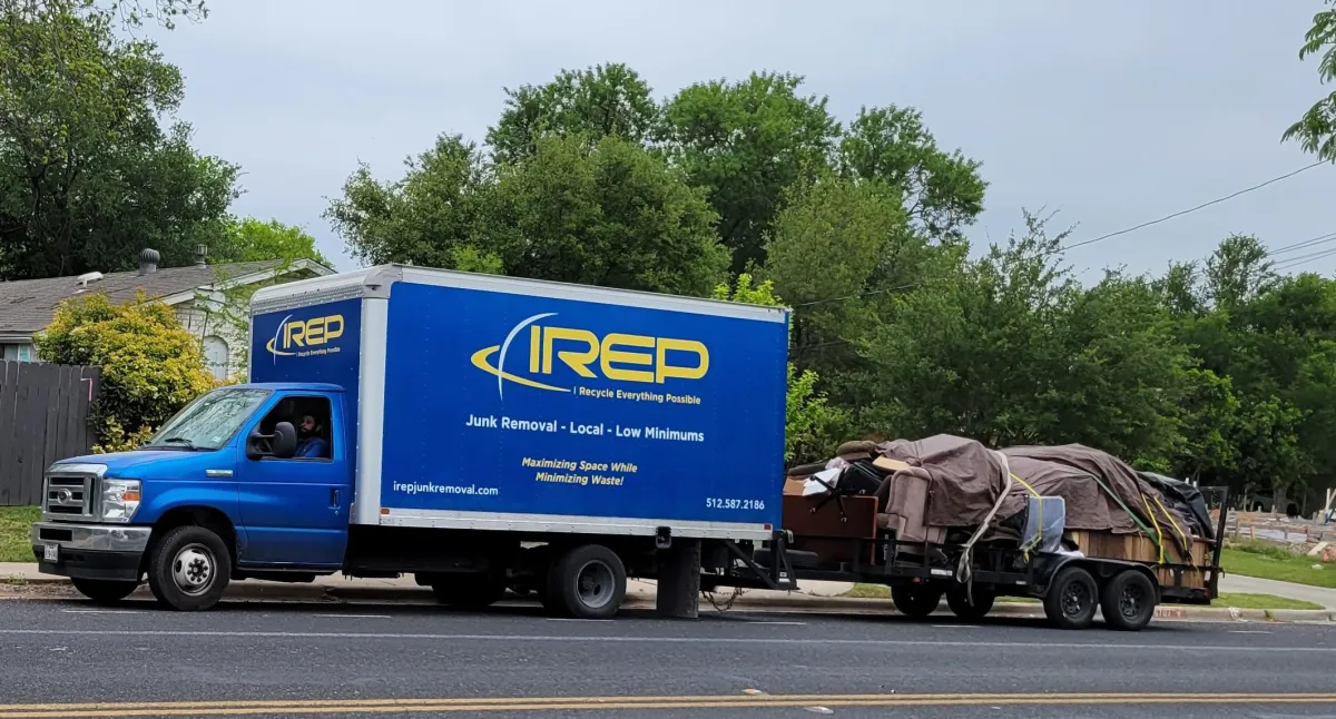 IREP Junk Removal full trailer special in Austin, TX