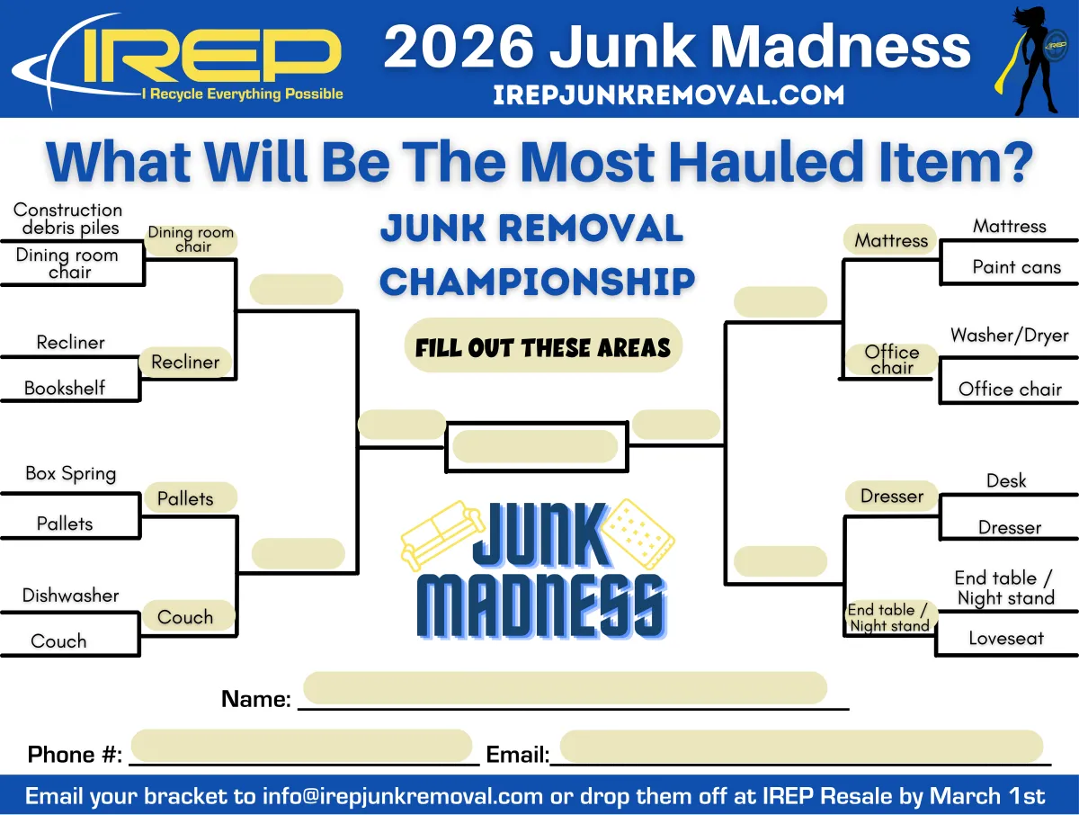 IREP Junk Removal Junk Madness 2025 Bracket