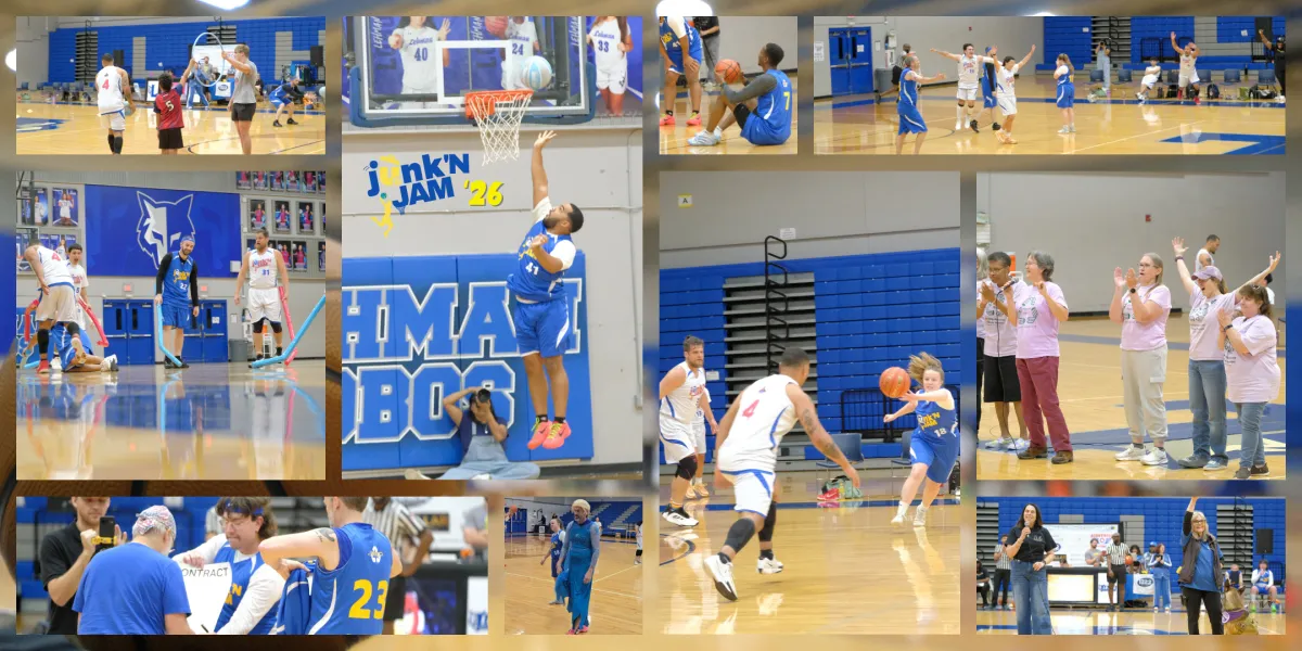 a collage of potos rom Junk 'N Jam202