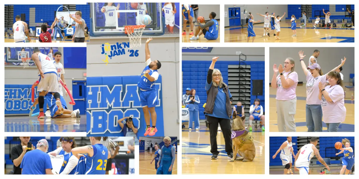a collage of potos rom Junk 'N Jam202