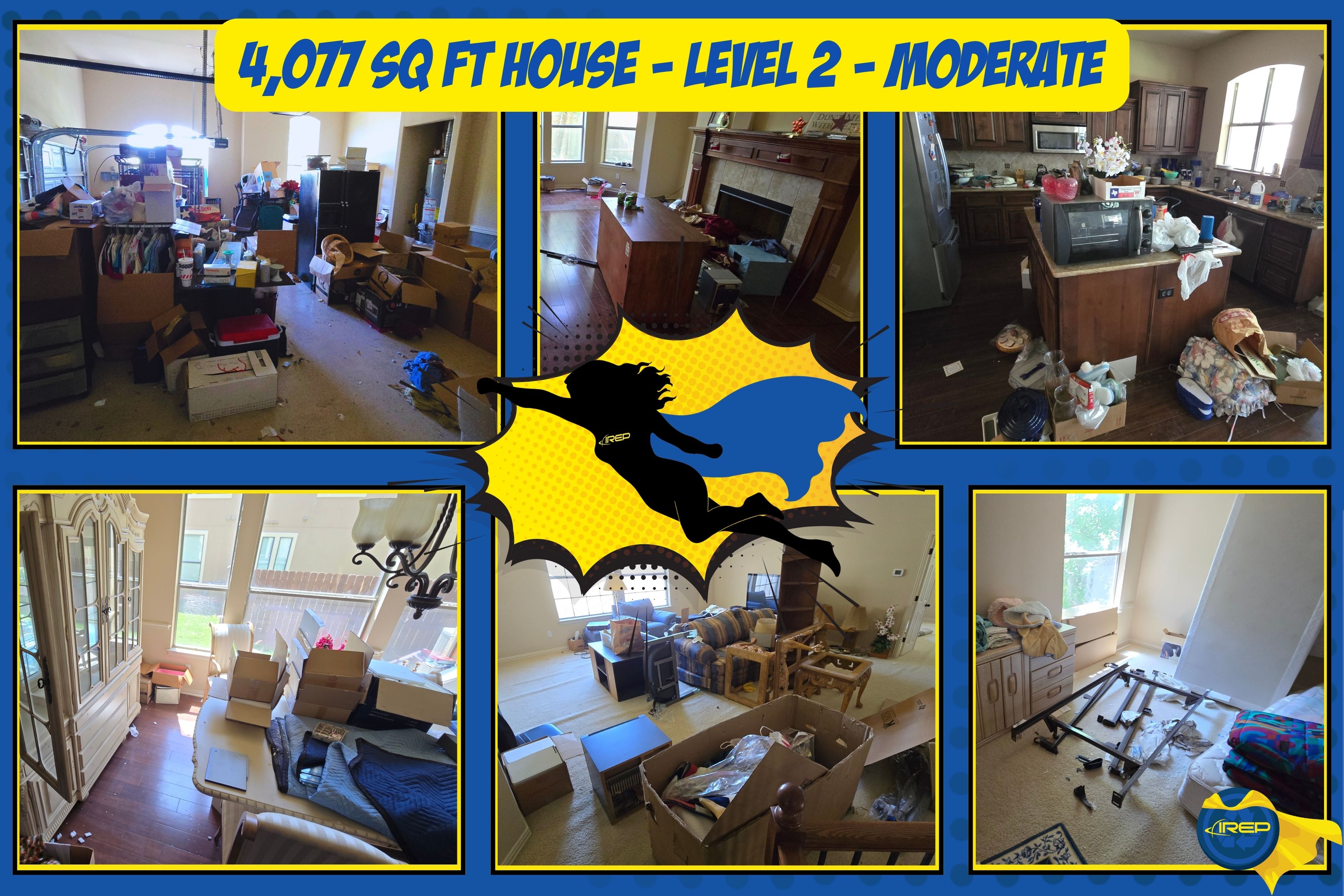 large house level 2 trash out