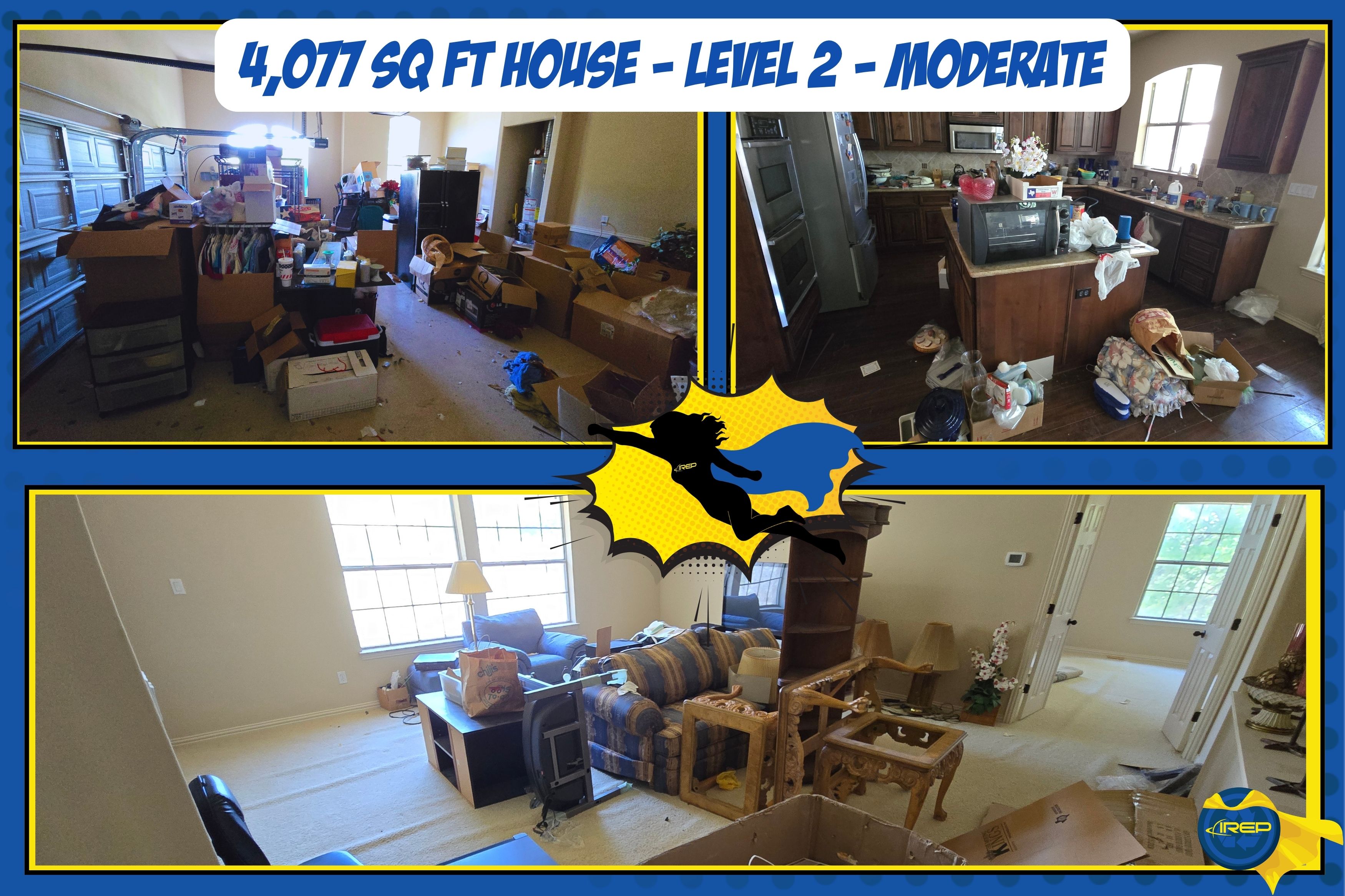 large house level 2 trash out