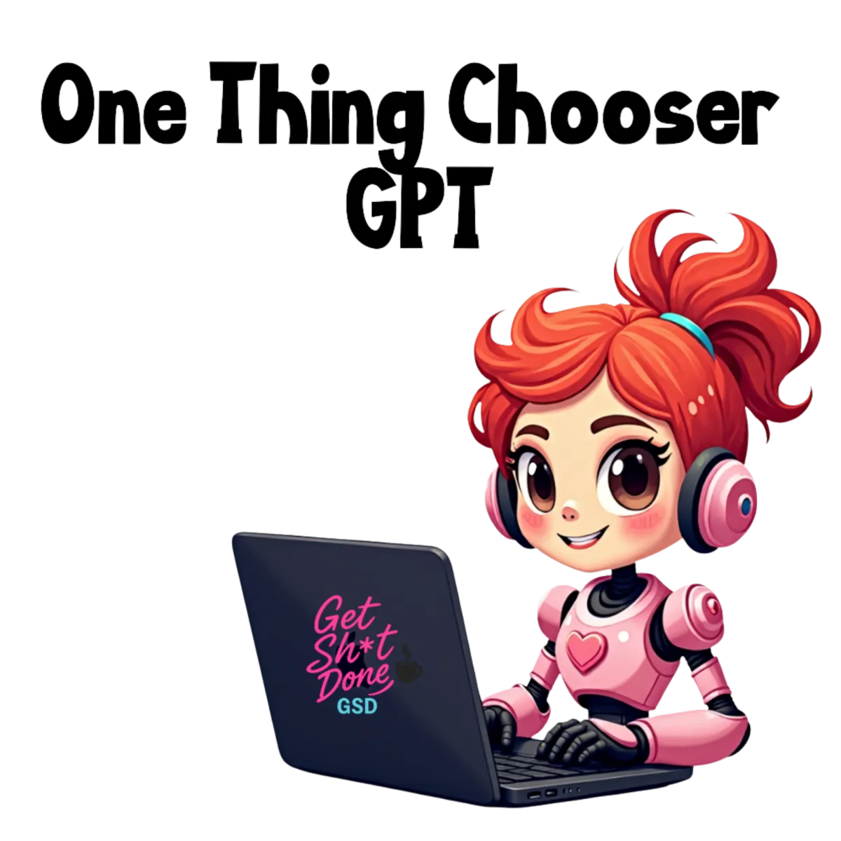 Playful 3D-rendered pastel crown-robot mascot with mint and lavender hues, isolated on transparent background.