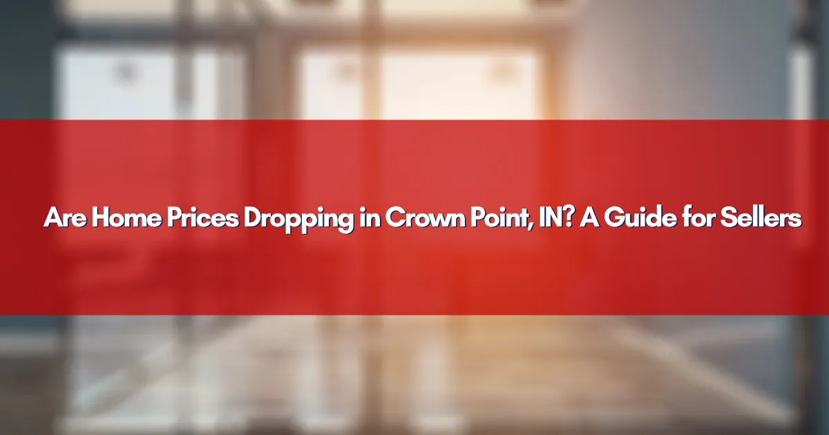 Upward trend graph of home values in the Crown Point IN housing market