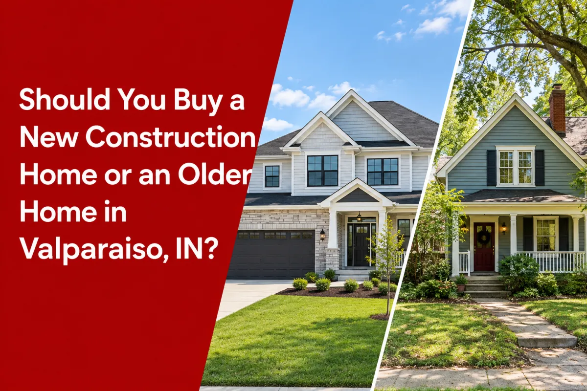 New construction and older homes in Valparaiso IN for home buyers