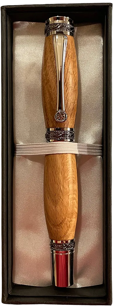 Custom wood pen in gift box