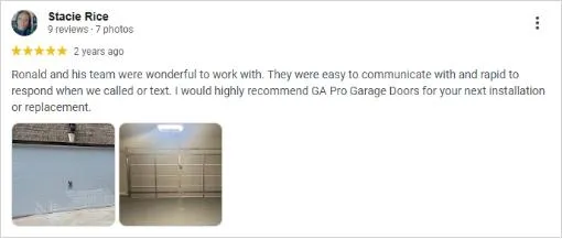 broken garage door spring