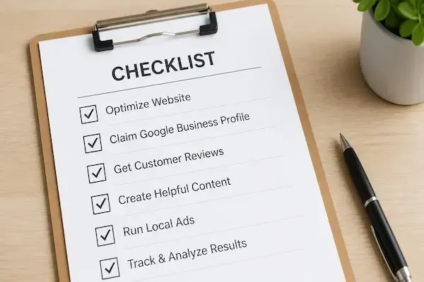 Marketing checklist for Lexington SC home service businesses.