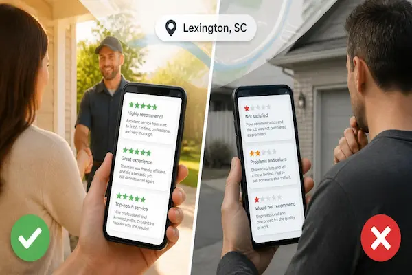 Google reviews in Lexington SC