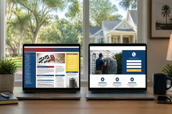 Home services website design Lexington SC