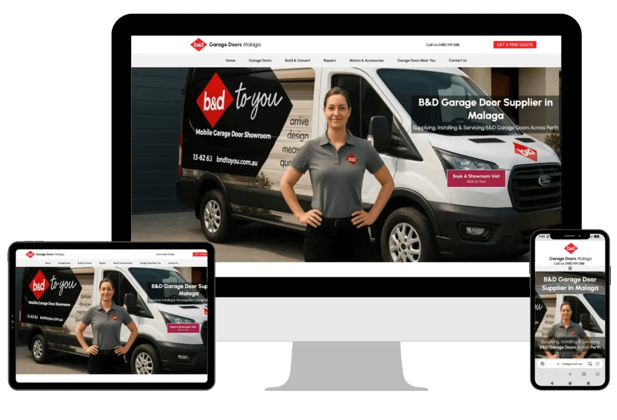 Modern florist website example from Website Design Perth with pink layout and woman holding flowers