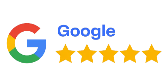 a google logo with five stars net to t