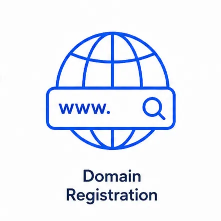 Domain registration and management icon for Perth businesses, Sorrento WA