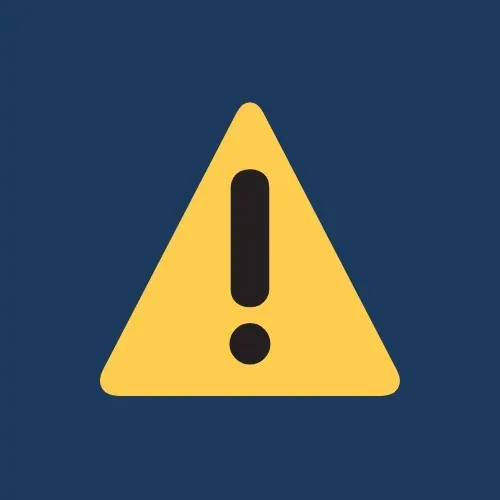 Warning symbol indicating security concerns and the importance of effective surveillance systems.