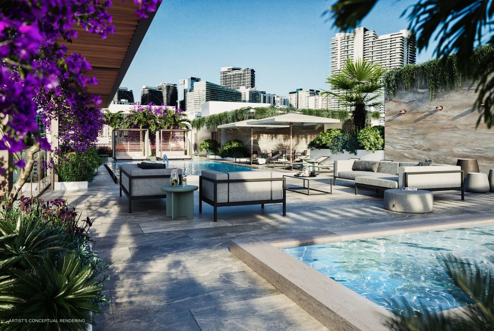 Sophisticated Miami luxury home with resort-style amenities and breathtaking design