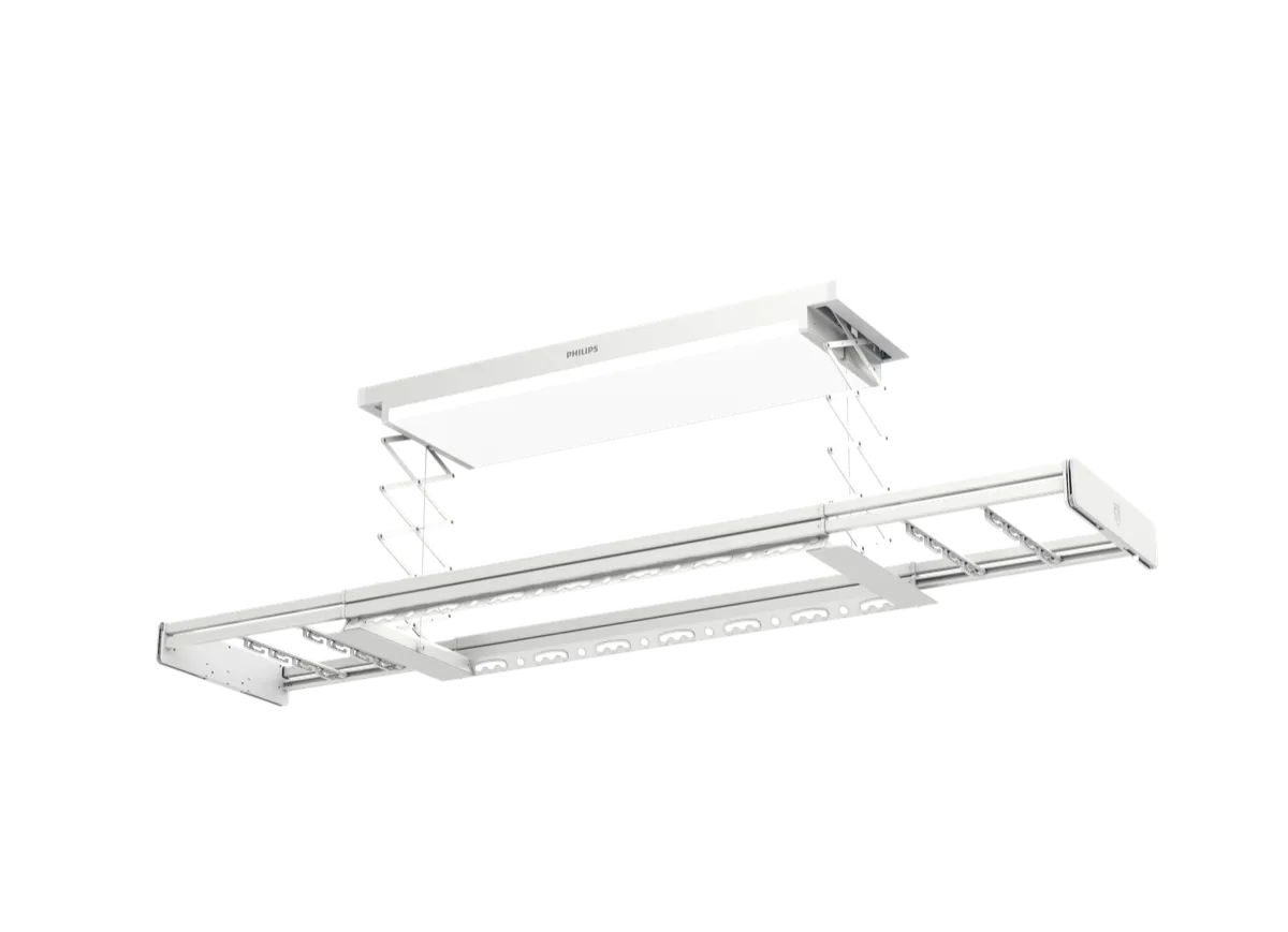 Tendedero eléctrico de techo Philips SDR605 de diseño minimalista