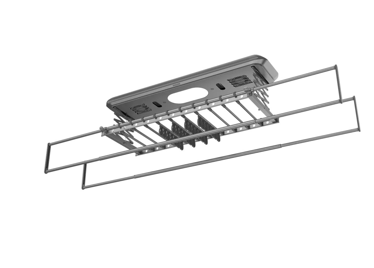 Tendedero eléctrico de techo Philips SDR105 con secado por calor y luz UV