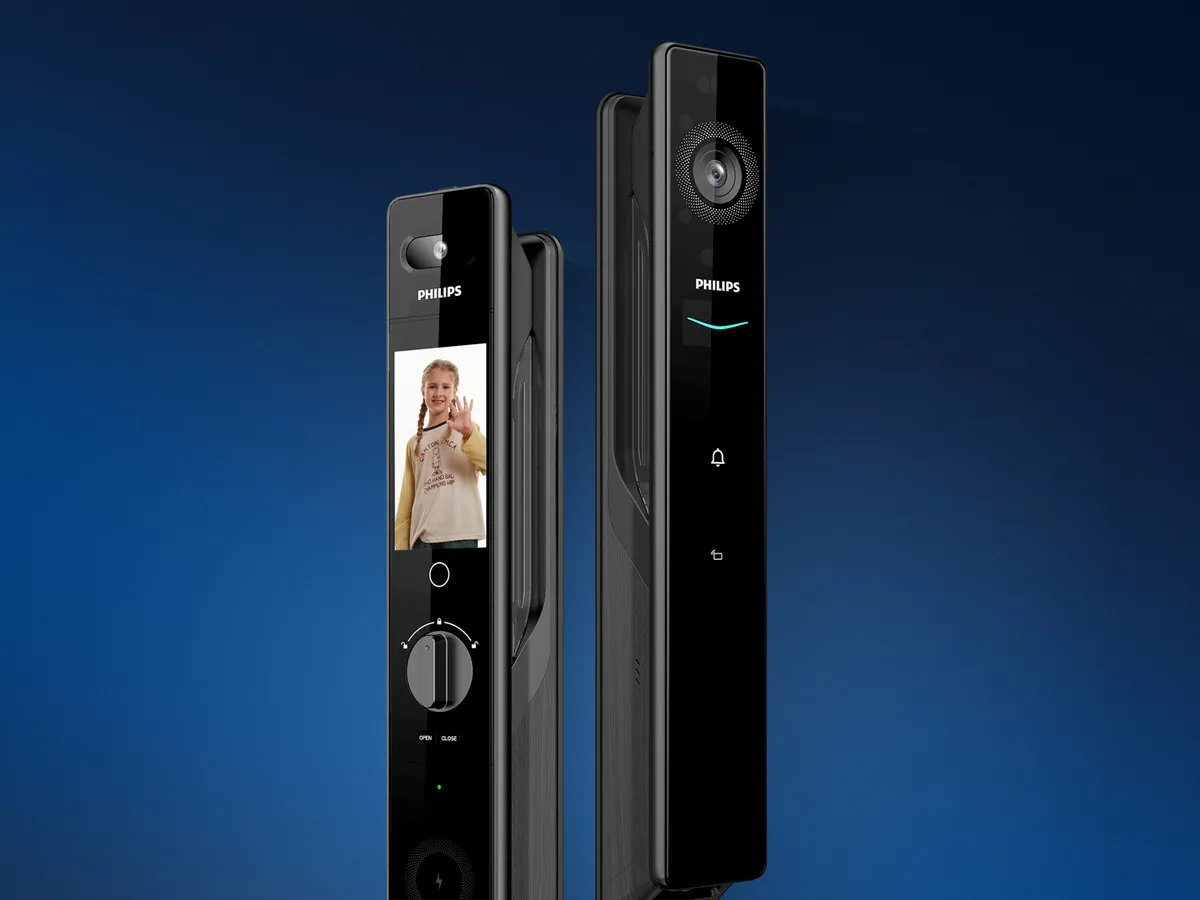 Videoportero integrado en una cerradura inteligente Philips