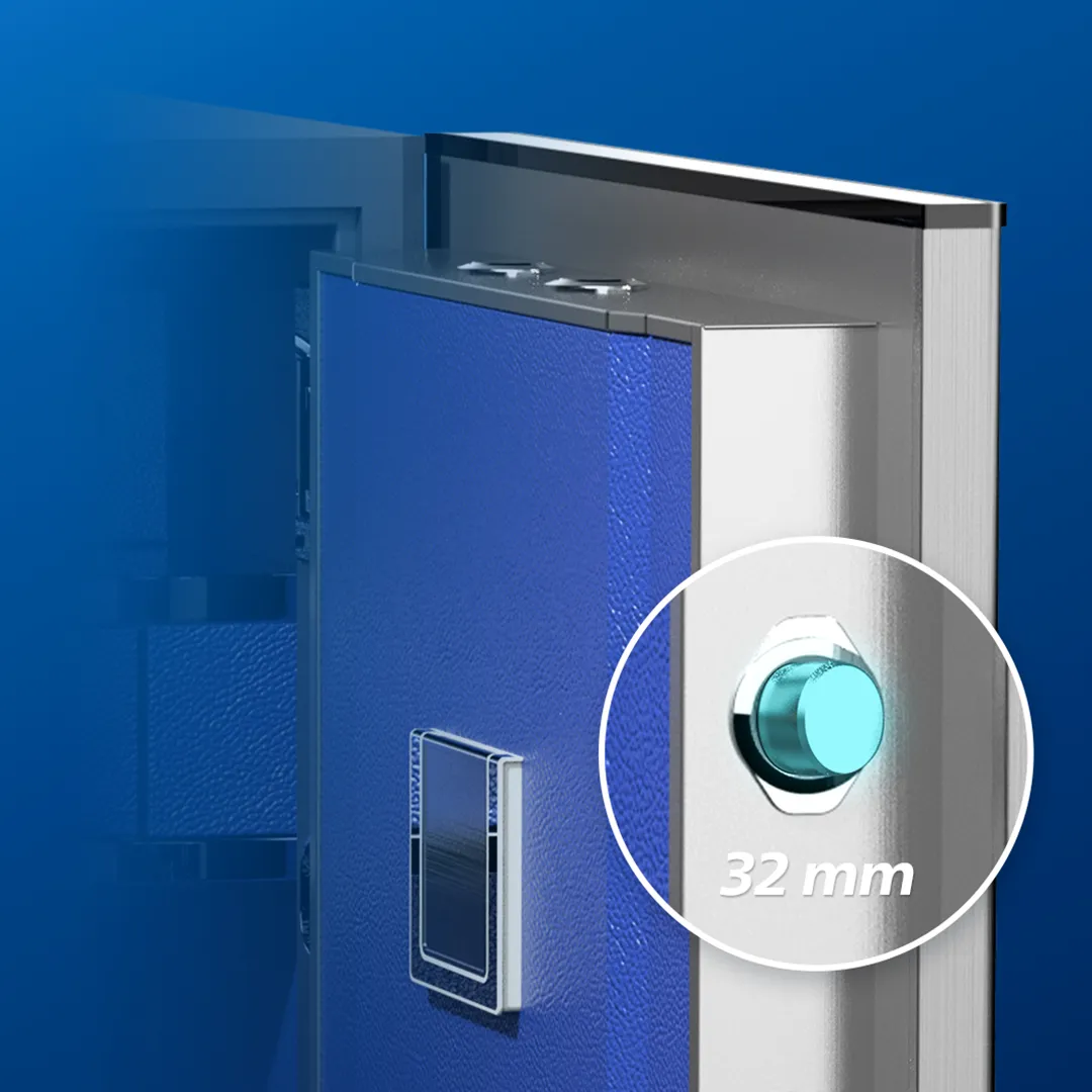 Perno de seguridad de 32 mm de la caja fuerte biométrica Philips