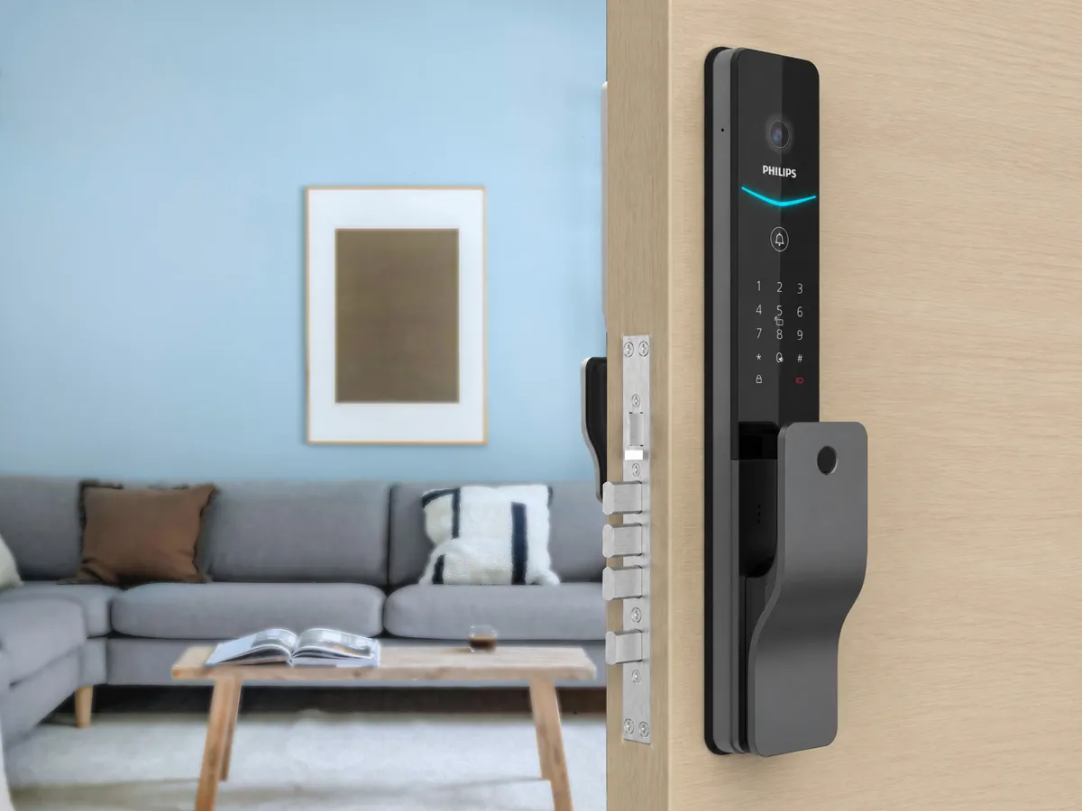 Cerradura inteligente Philips con lector de huella digital