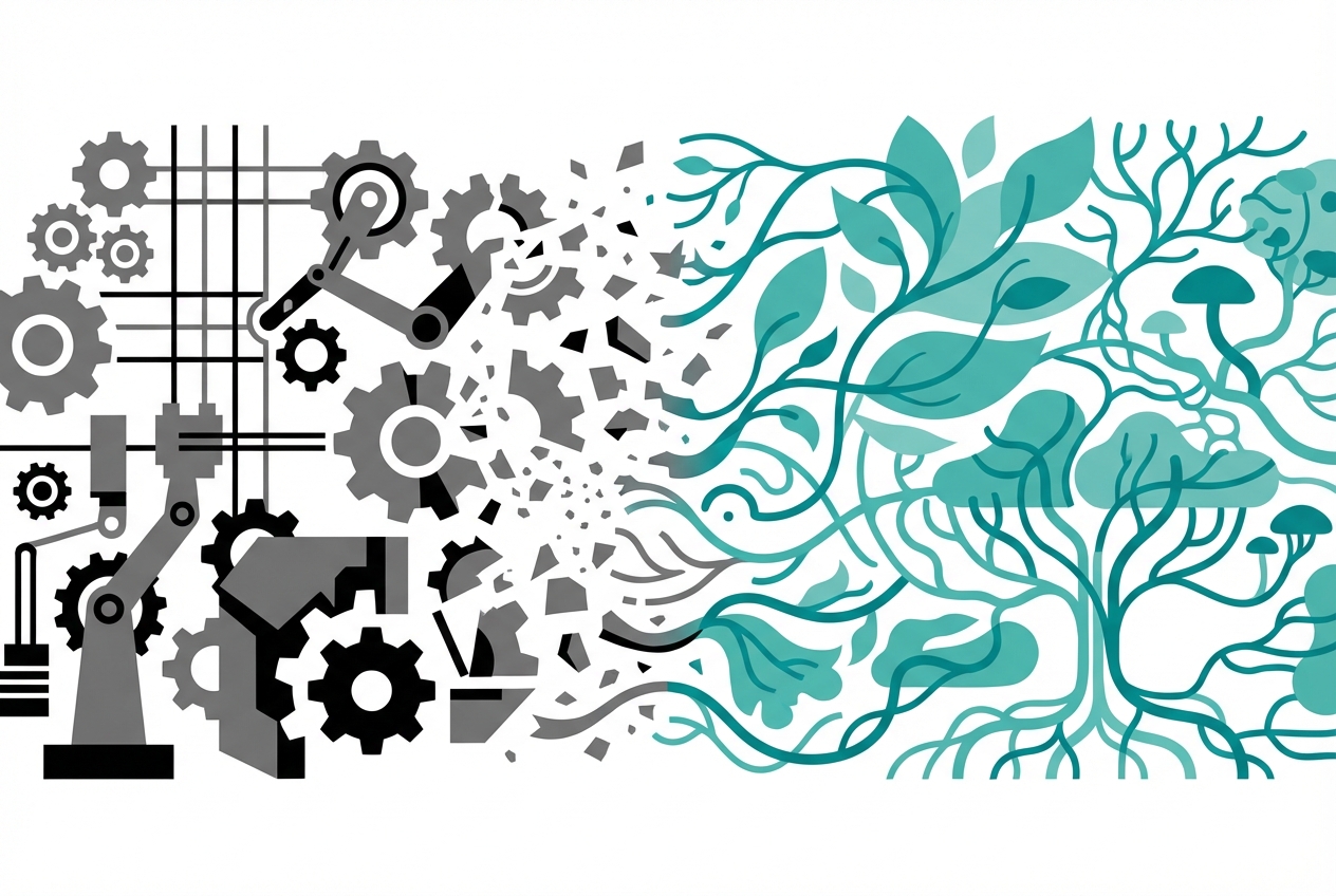 # 17 Beyond The Machine: From Trying to Fix Organisations to Evolving Living Systems