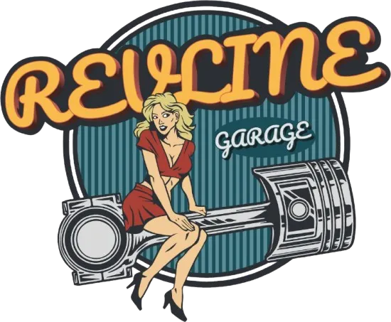 Revline Garage embléma jelvény