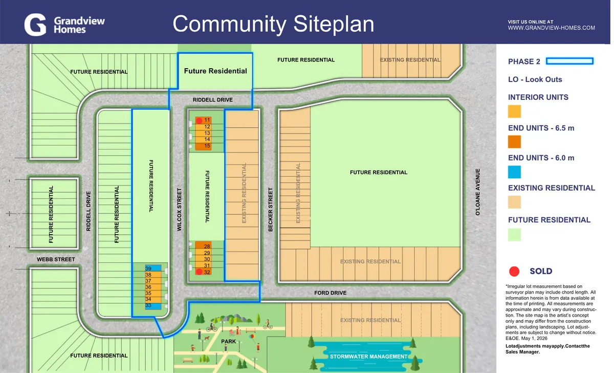 Greengate Village Master Site Plan Architectural Layout - Coming Soon