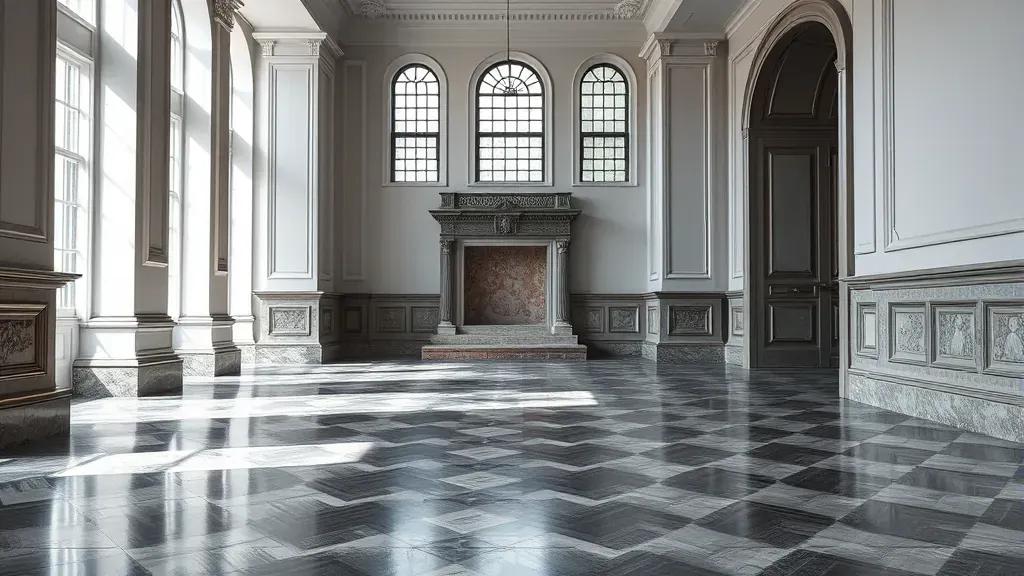Flooring in Capitol Hill, DC showcasing intricate patterns and rich textures.
