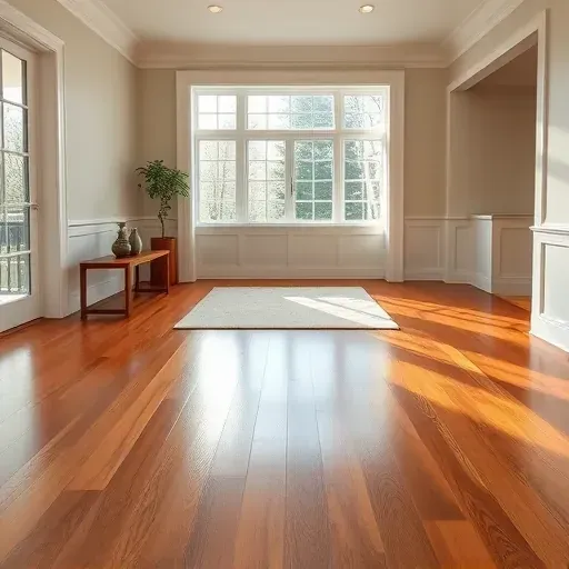 modern open-concept living space in McLean VA featuring high-quality hardwood flooring and elegant decor details