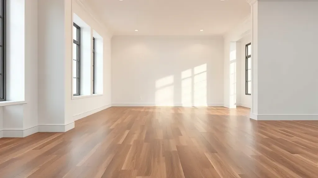 Flooring in Frederick, MD showcasing various styles and colors in a modern home setting.