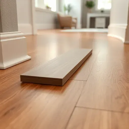 Seamless luxury vinyl plank flooring transition strip in Alexandria VA highlighting durable natural wood tones and precise craftsmanship