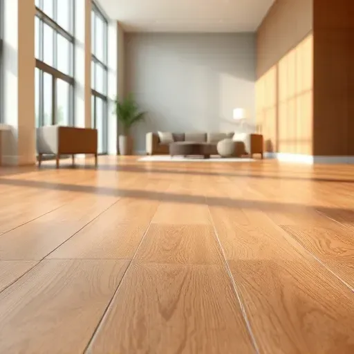 Luxury vinyl plank flooring in a modern Alexandria interior, showcasing rich textures and natural wood grain patterns.
